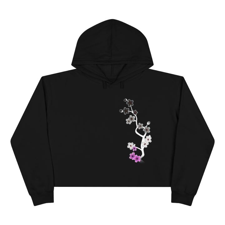 Sakura Asexual Crop Hoodie