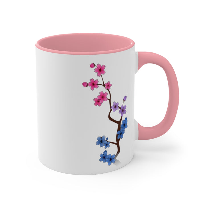 Sakura Bisexual Accent Mug