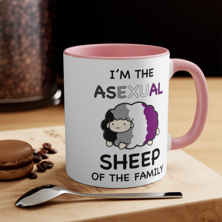 I'm The Asexual Sheep Of The Family Accent Mug