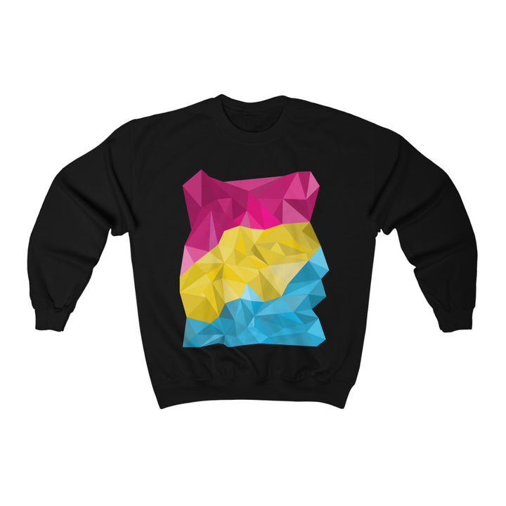 Pansexual Sweatshirt - Abstract Pan Flag