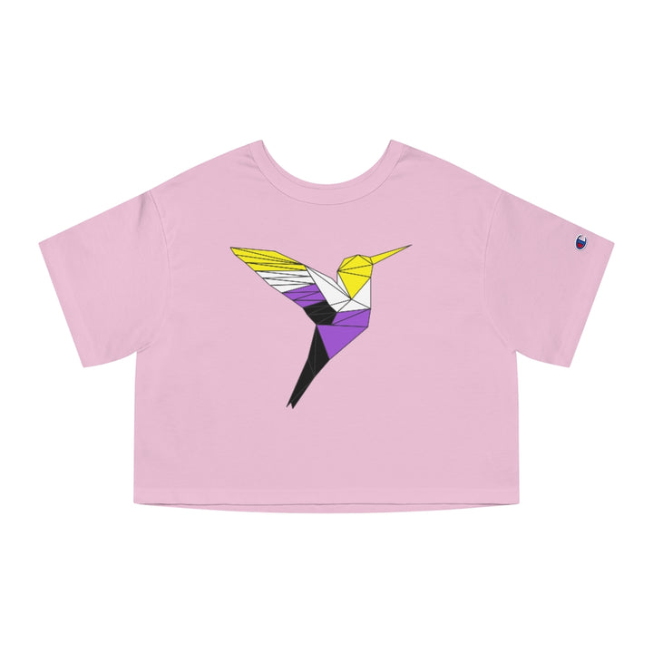 Champion - Polygon Hummingbird Nonbinary Cropped T-Shirt