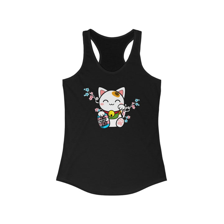 Trans Tank Top Racerback - Lucky Cat