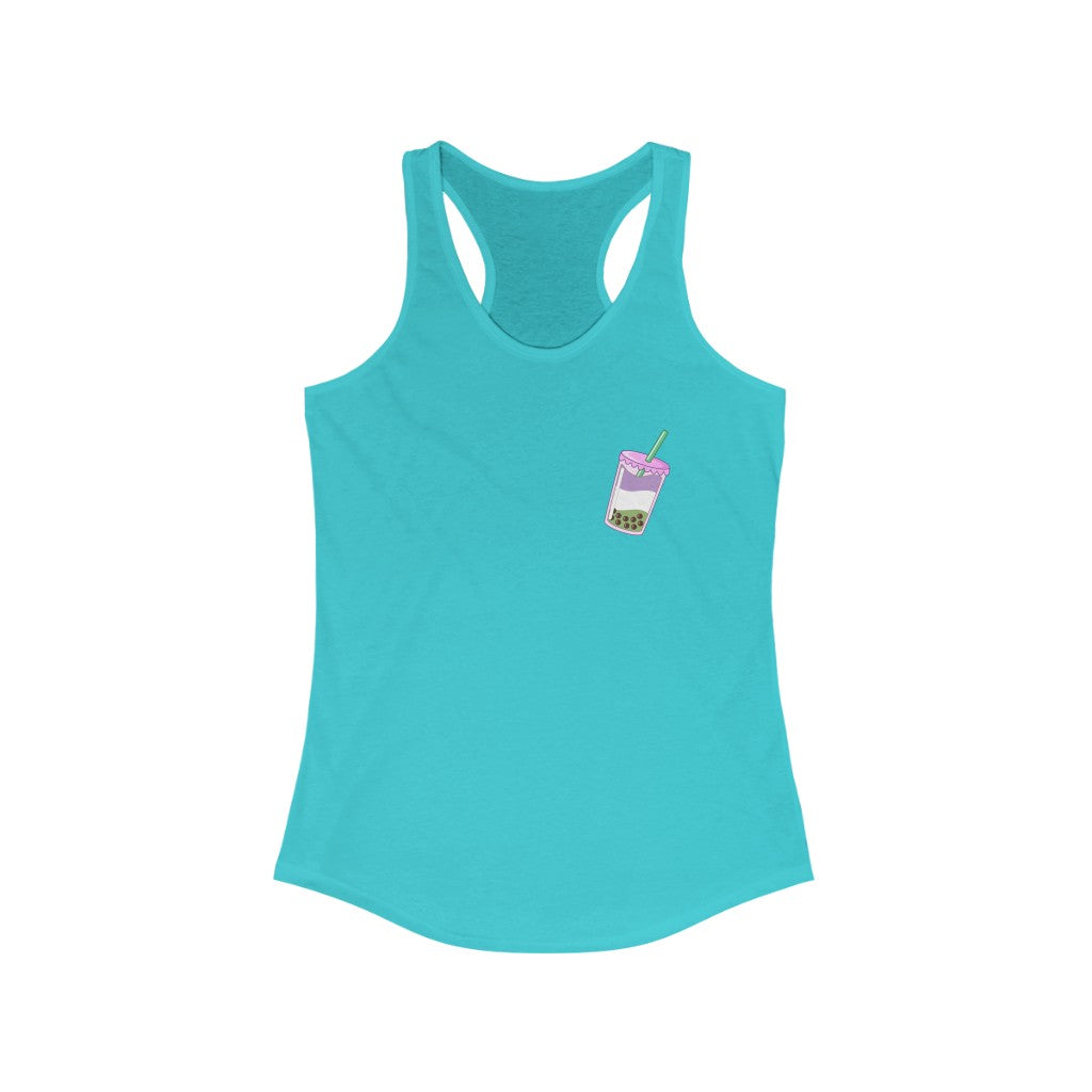 Genderqueer Tank Top Racerback - Boba Tea