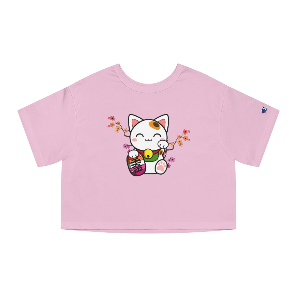 Champion - Maneki Neko Lesbian Cropped T-Shirt