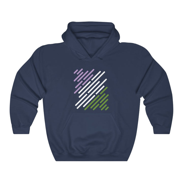 Genderqueer Flag Stripe Gender Neutral Hoodie