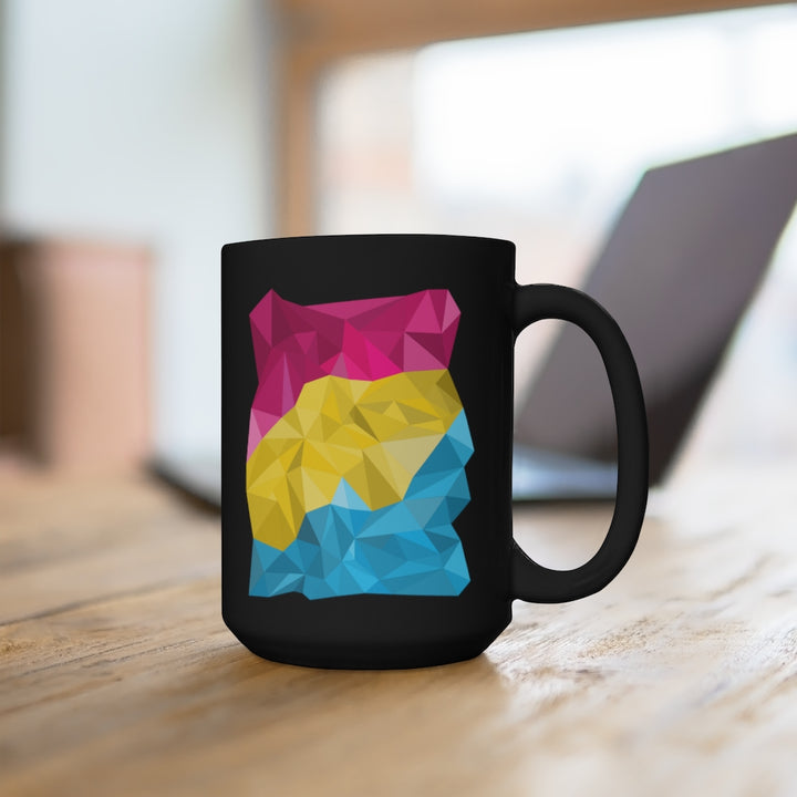 Pansexual Mug 15oz - Abstract Pan Flag