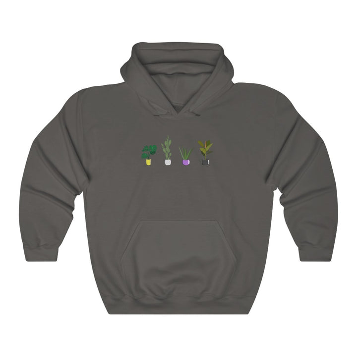 Succulent Plants Nonbinary Gender Neutral Hoodie