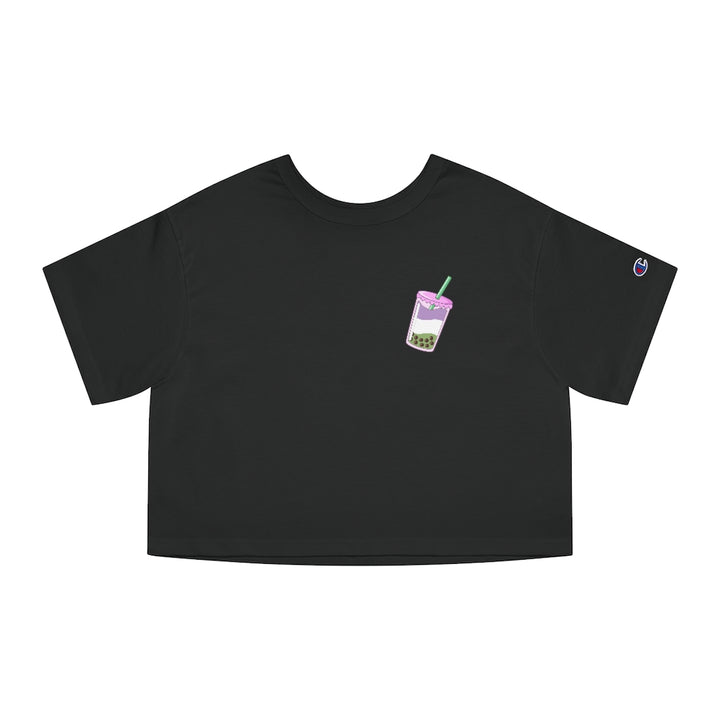 Champion - Boba tea Genderqueer Cropped T-Shirt