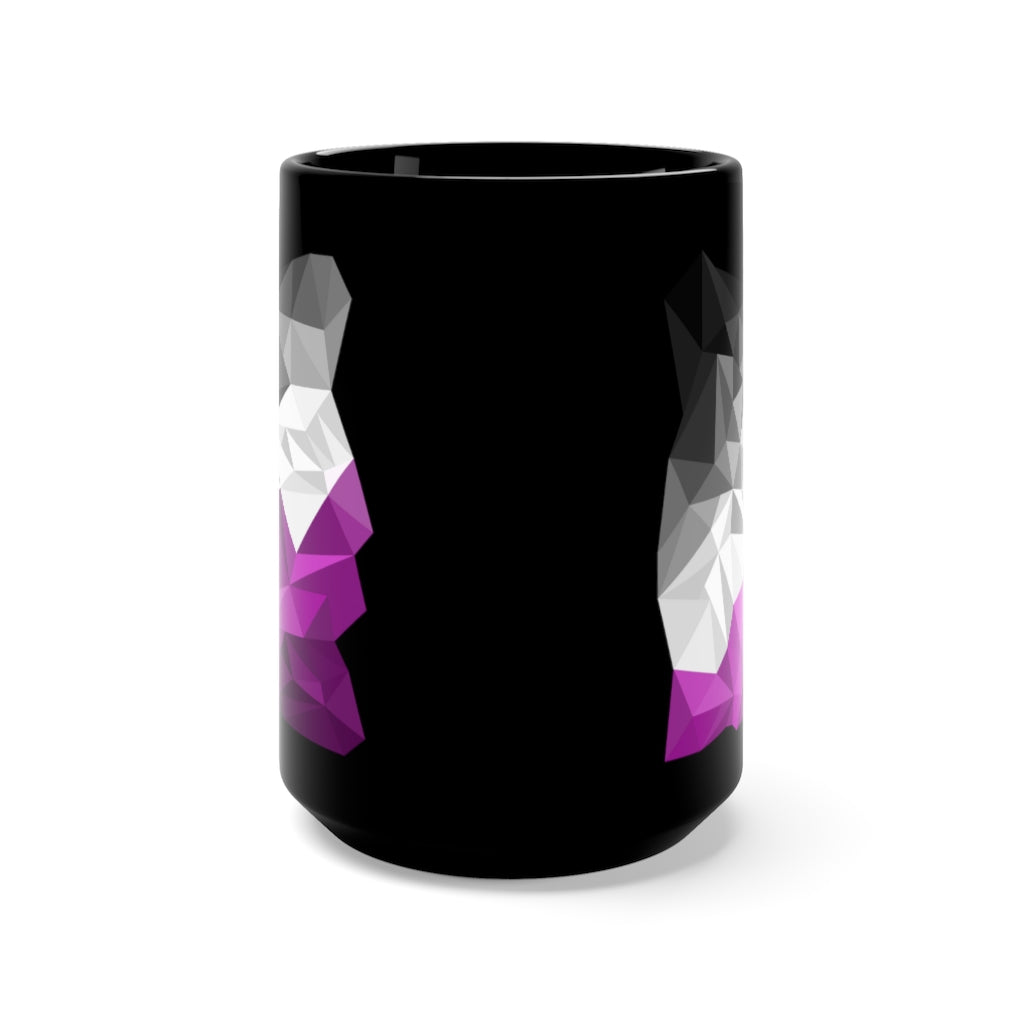 Asexual Mug 15oz - Abstract Ace Flag