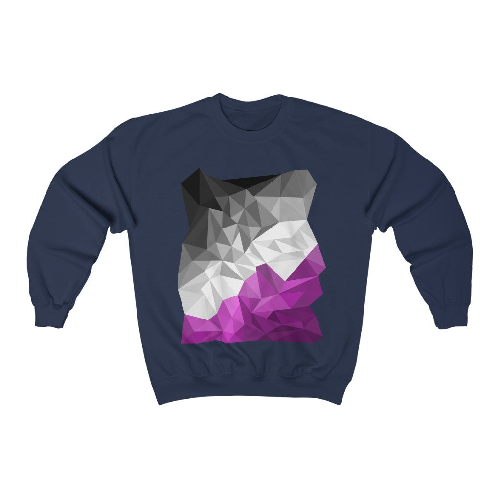 Asexual Sweatshirt - Abstract Ace Flag