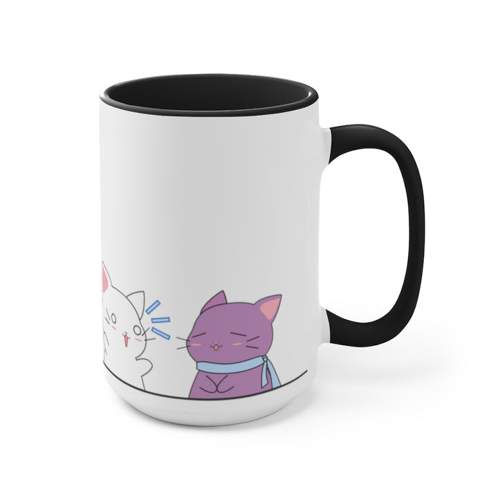 Kawaii Cats Asexual Accent Mug