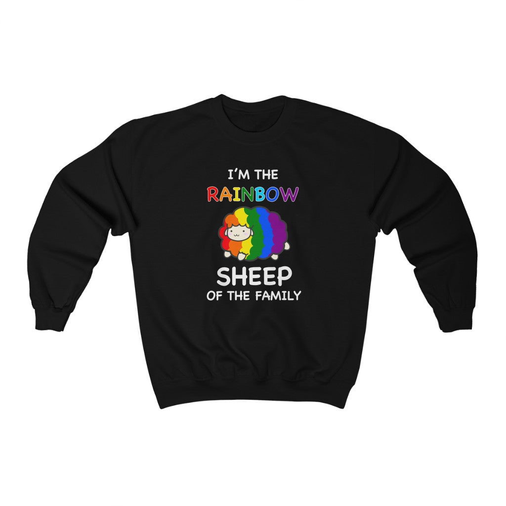 I'm The Rainbow Sheep Of The Family Gender Neutral Sweatshirt