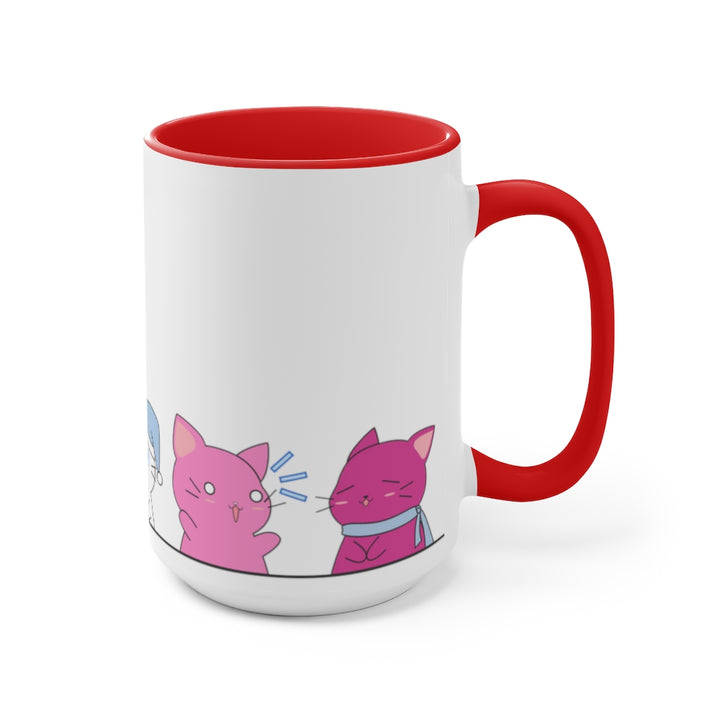 Kawaii Cats Lesbian Accent Mug