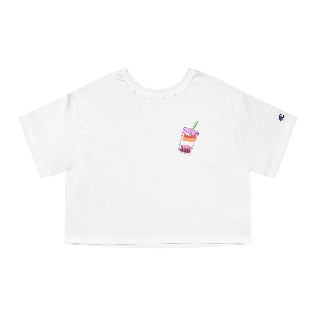 Champion - Boba tea Lesbian Cropped T-Shirt