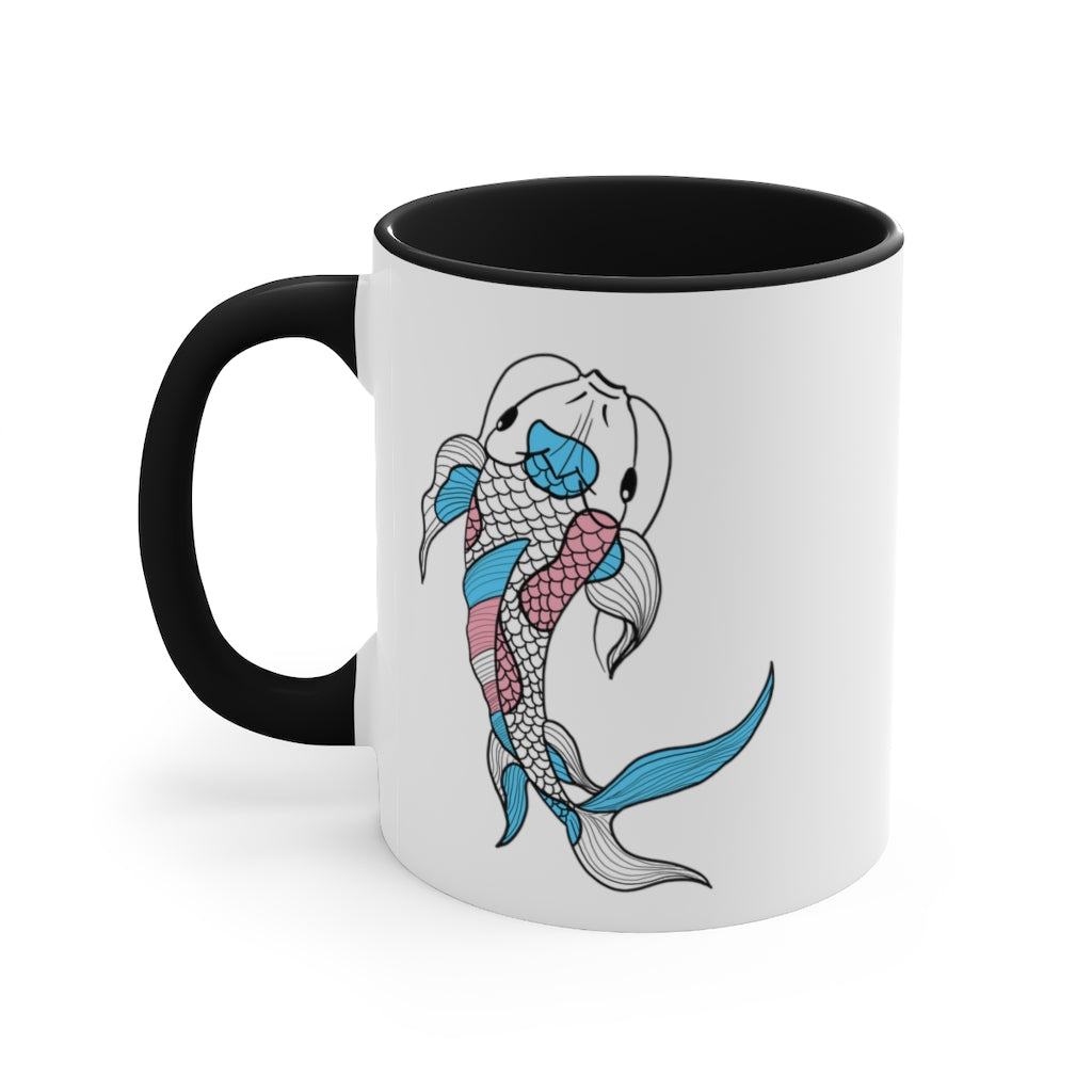 Trans Koi Accent Mug