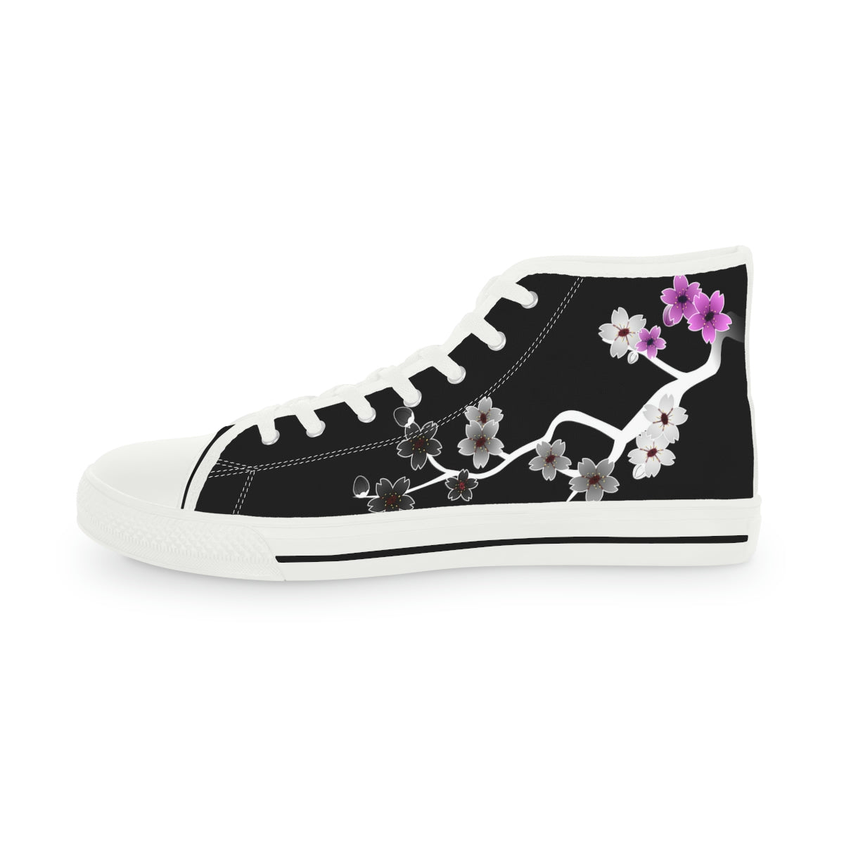 Asexual LGBTQ+ Pride Women’s outlet high top canvas shoes