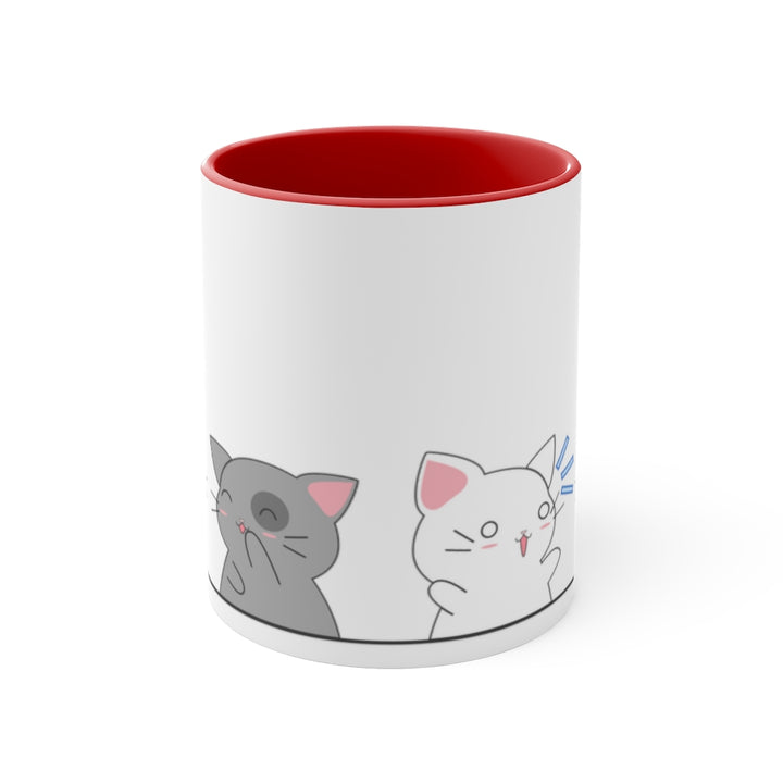 Kawaii Cats Asexual Accent Mug