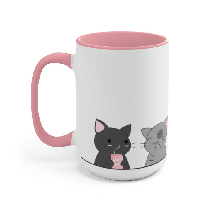 Kawaii Cats Asexual Accent Mug