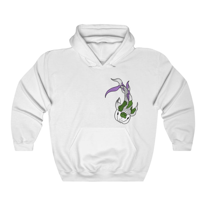 Genderqueer Koi Gender Neutral Hoodie