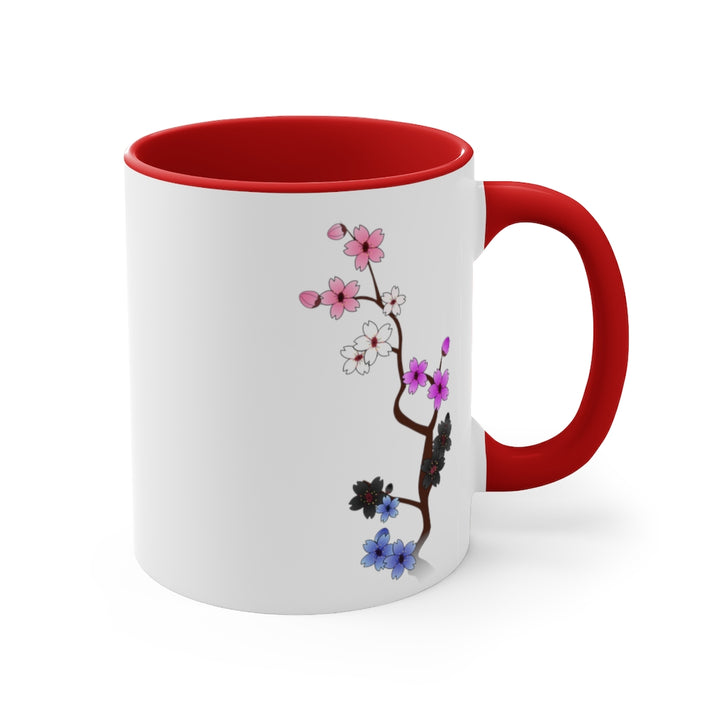 Sakura Genderfluid Accent Mug
