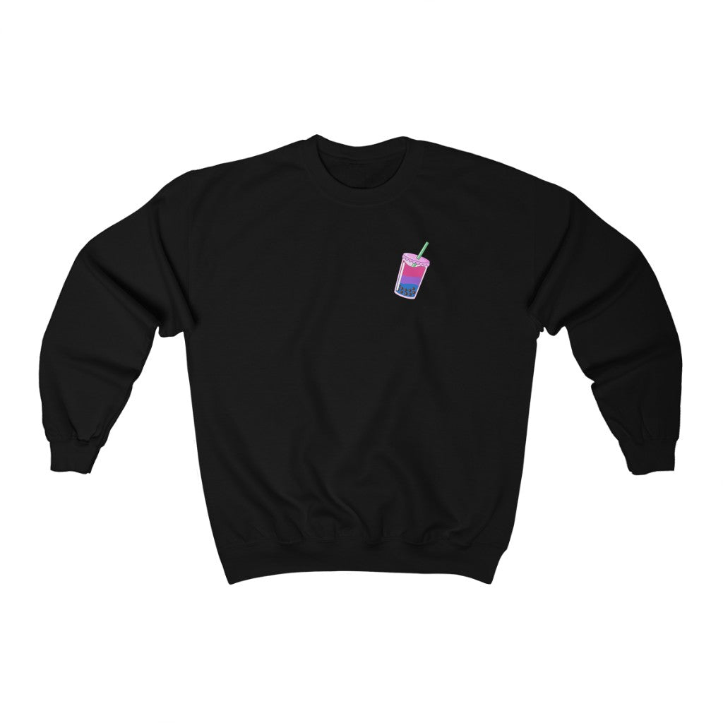 Boba Tea Bisexual Gender Neutral Sweatshirt