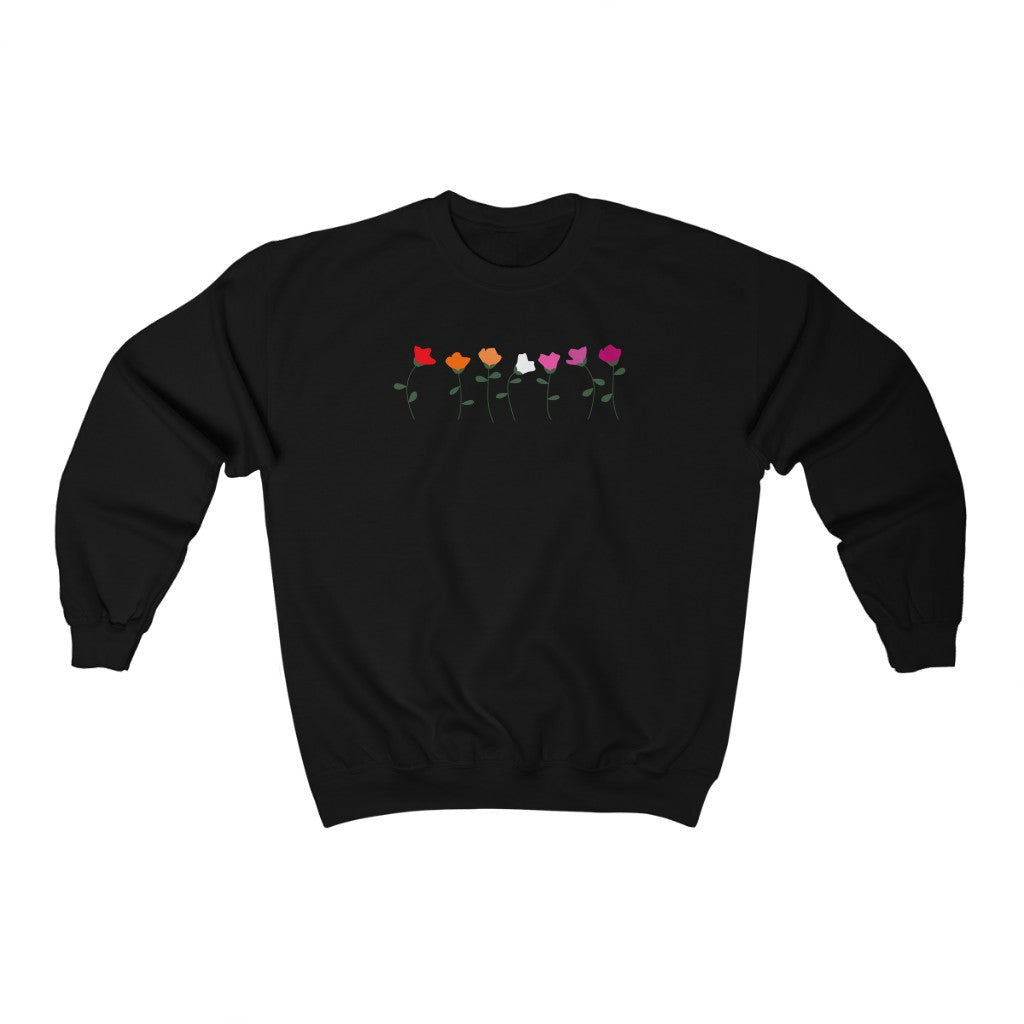 Lesbian Flower - Gender Neutral Sweatshirt