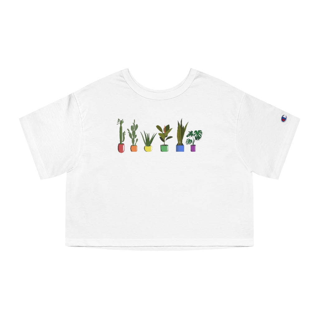 Champion - Succulent Plants LGBTQ+ Cropped T-Shirt