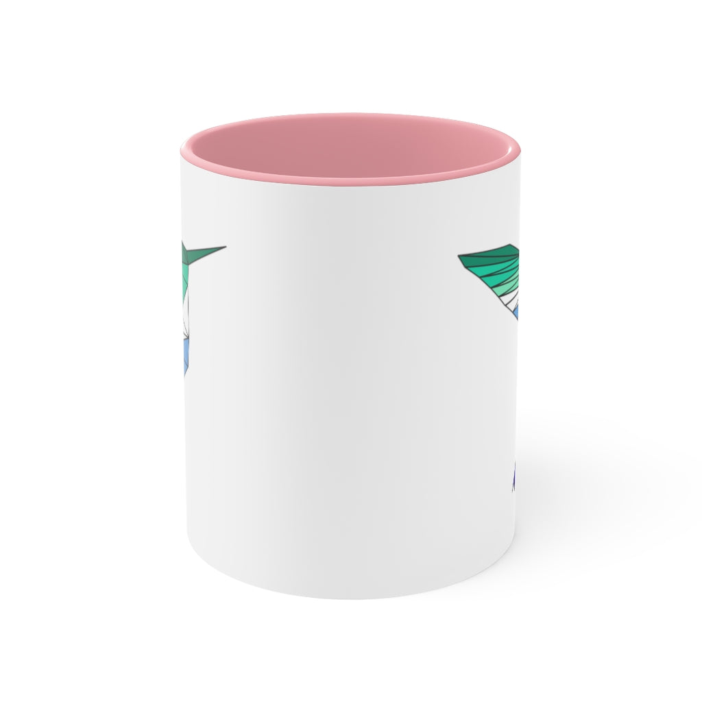 Polygon Hummingbird MLM Accent Mug