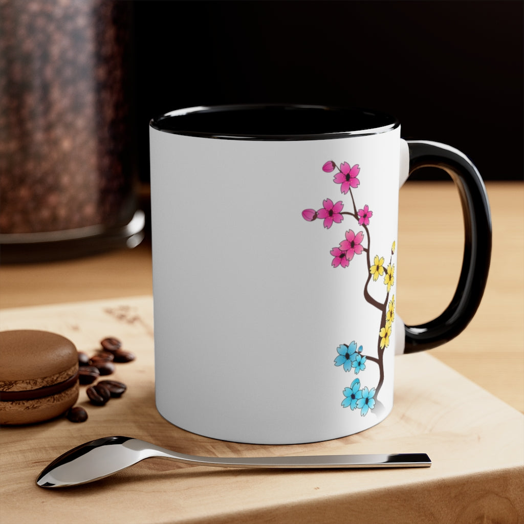 Sakura Pansexual Accent Mug