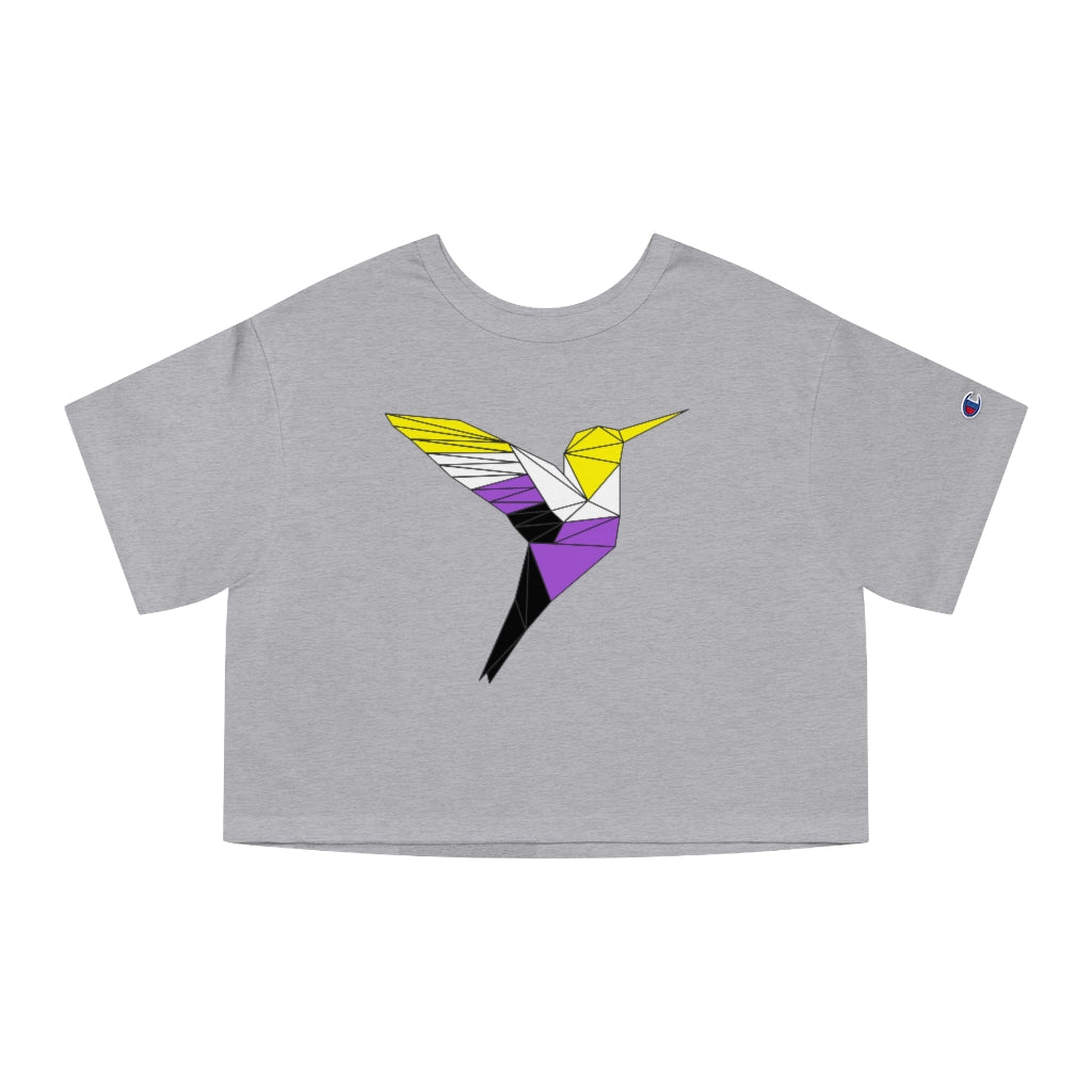 Champion - Polygon Hummingbird Nonbinary Cropped T-Shirt