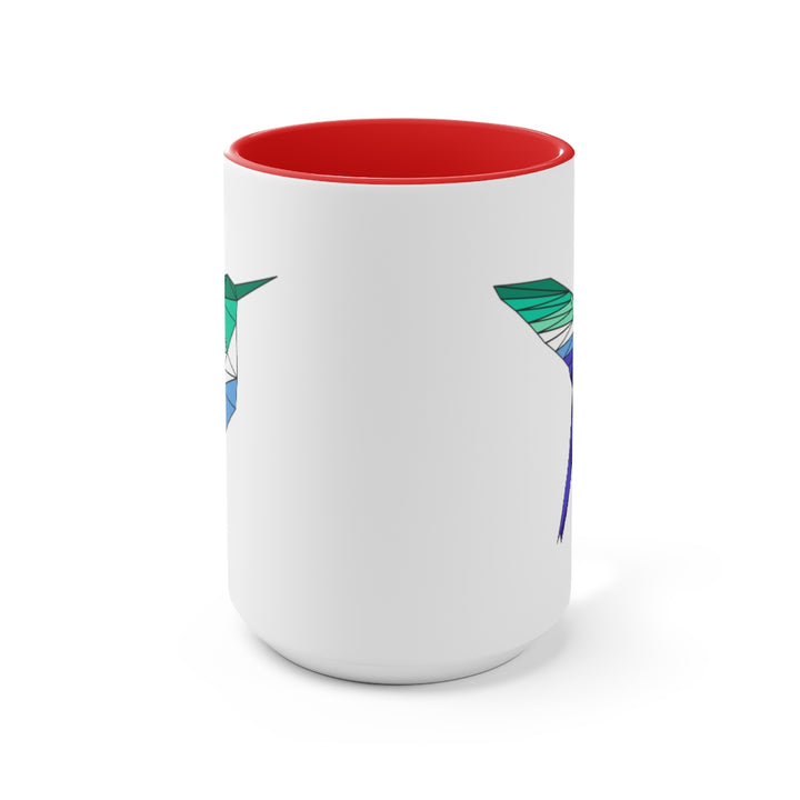 Polygon Hummingbird MLM Accent Mug