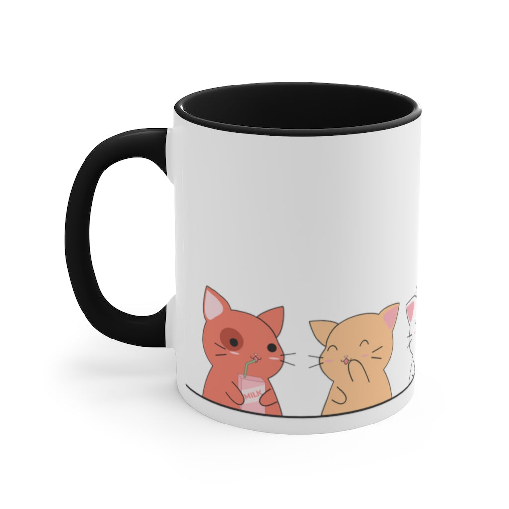 Kawaii Cats Lesbian Accent Mug