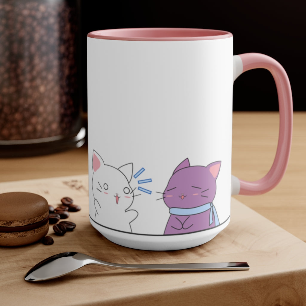 Kawaii Cats Asexual Accent Mug