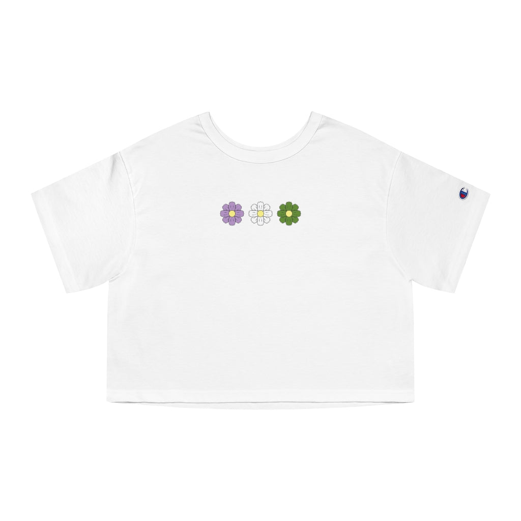 Champion - Genderqueer Cosmos Cropped T-Shirt