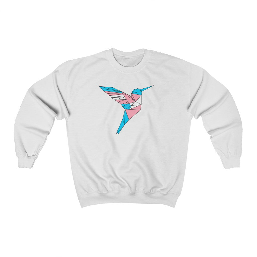 Polygon Hummingbird Trans Gender Neutral Sweatshirt