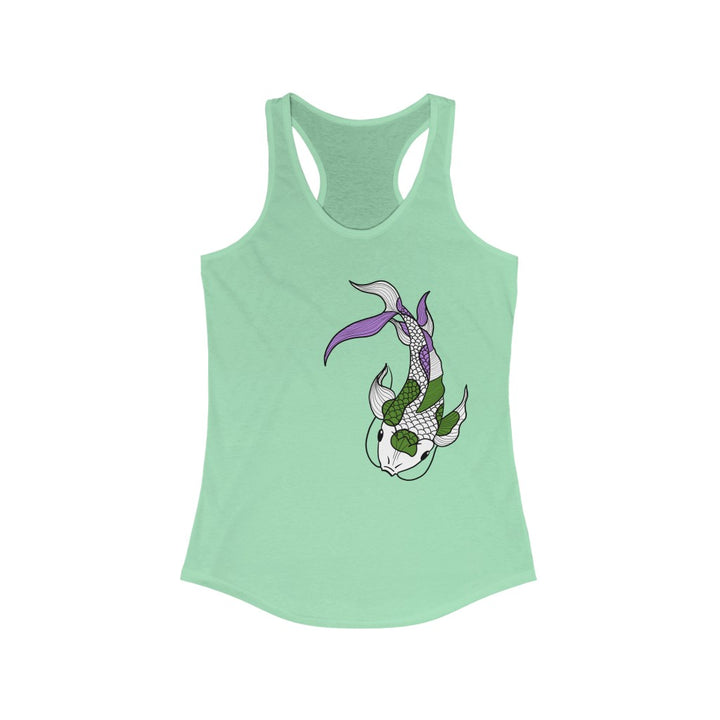 Genderqueer Tank Top Racerback - Koi Fish