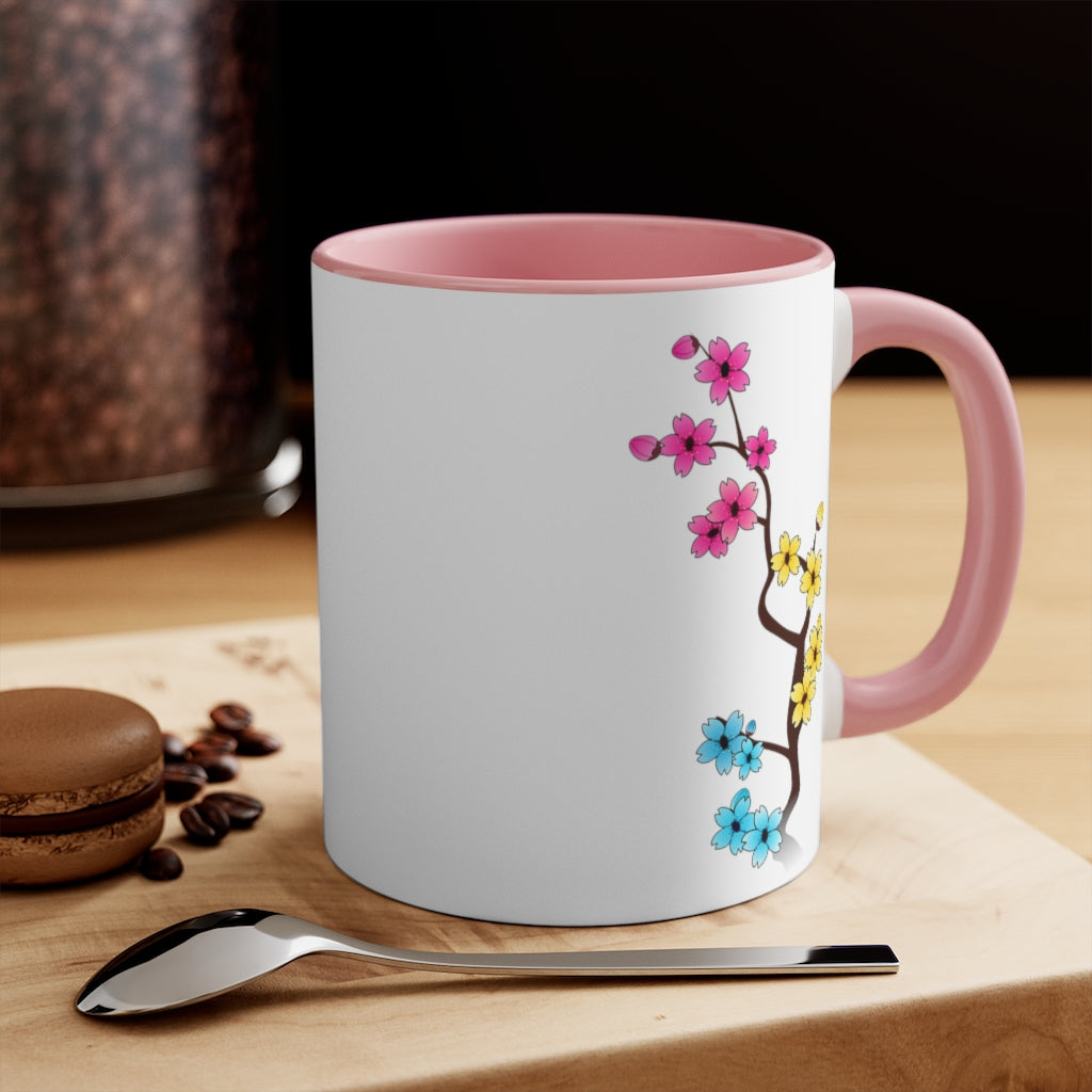 Sakura Pansexual Accent Mug