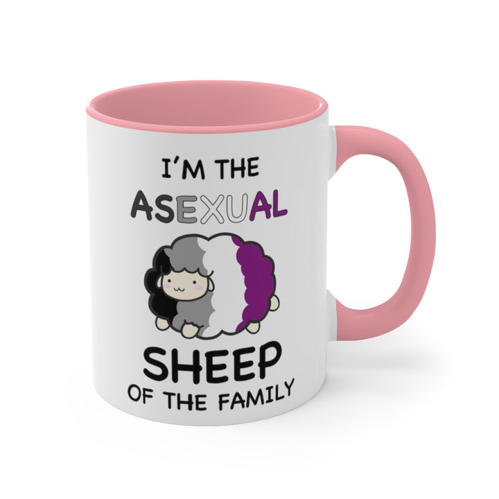 I'm The Asexual Sheep Of The Family Accent Mug