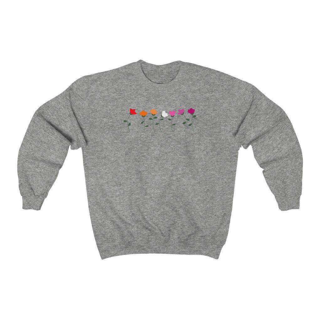 Lesbian Flower - Gender Neutral Sweatshirt