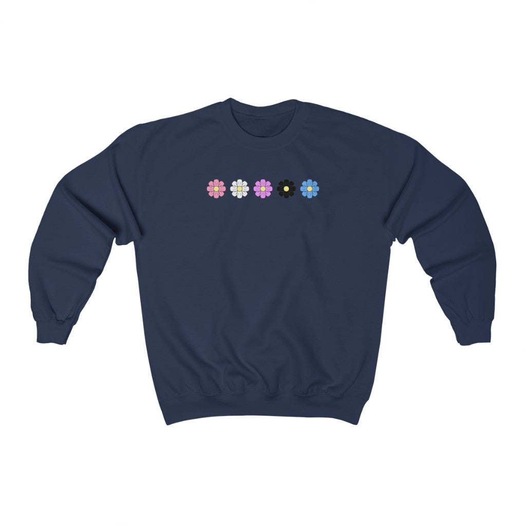 Genderfluid Cosmos Gender Neutral Sweatshirt