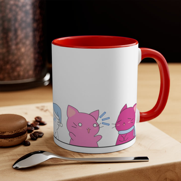 Kawaii Cats Lesbian Accent Mug