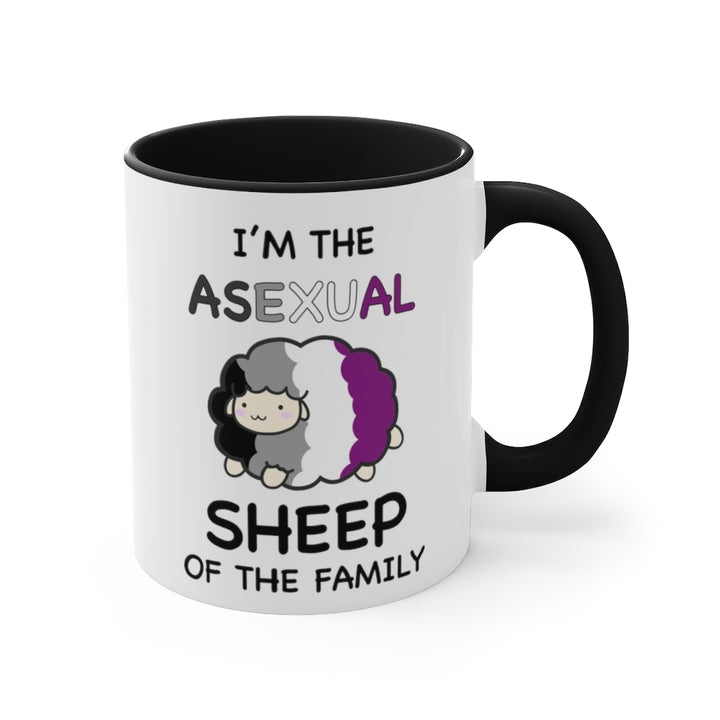 I'm The Asexual Sheep Of The Family Accent Mug