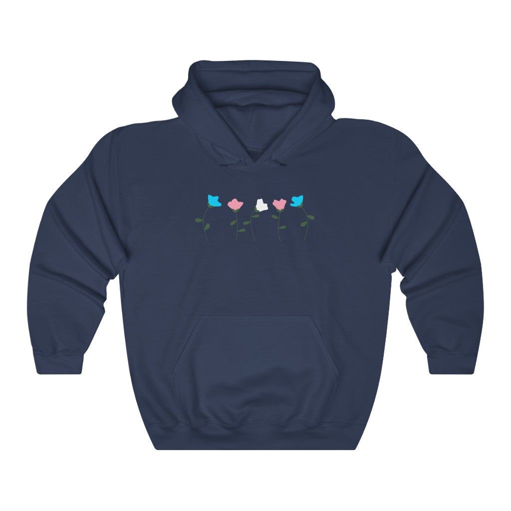 Trans Flower Hoodie