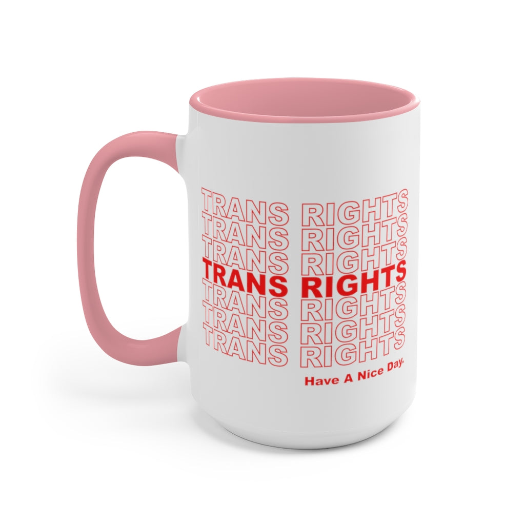 Trans Rights Accent Mug