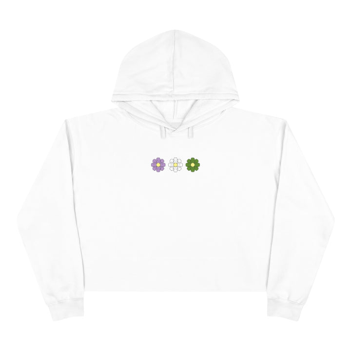 Genderqueer Cosmos Crop Hoodie