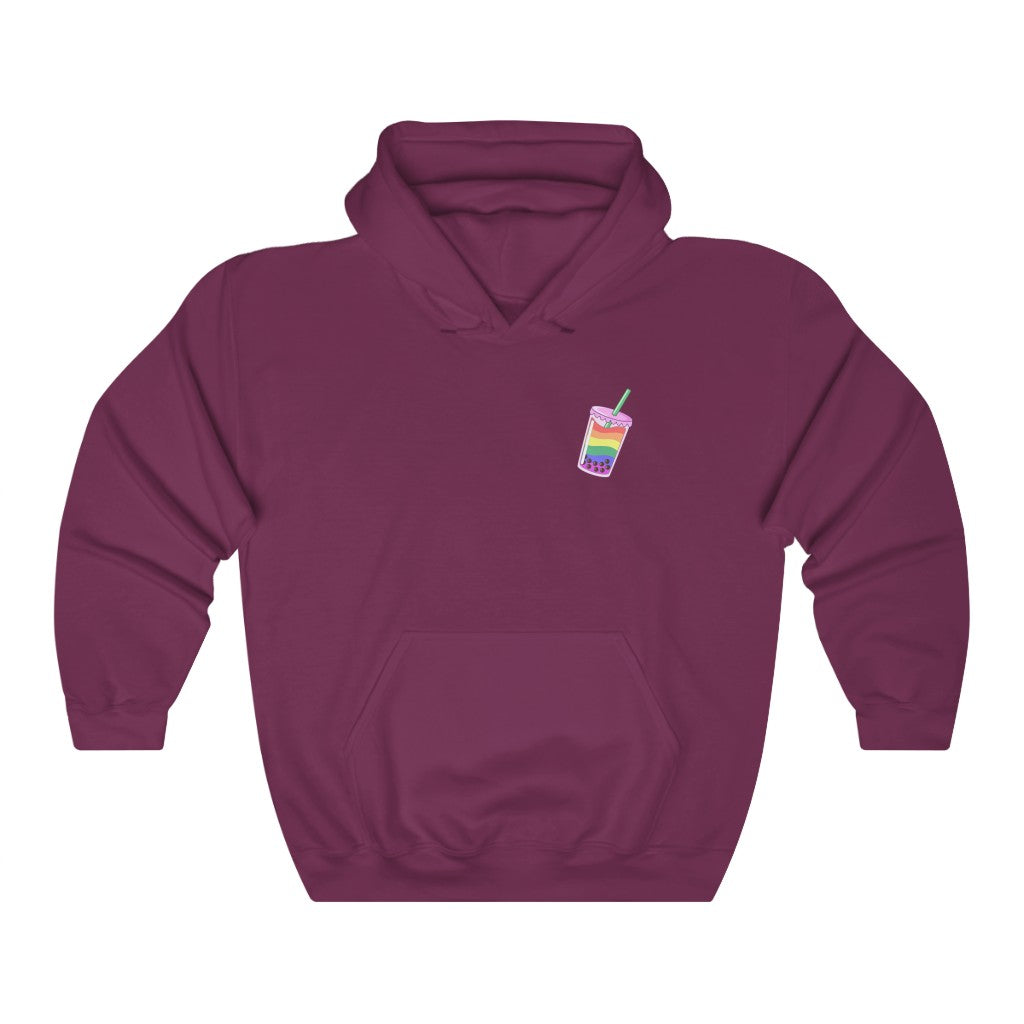 Boba Tea LGBTQ+ Gender Neutral Hoodie