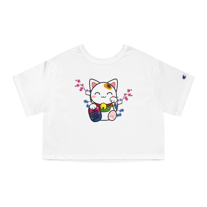 Champion - Maneki Neko Bisexual Cropped T-Shirt