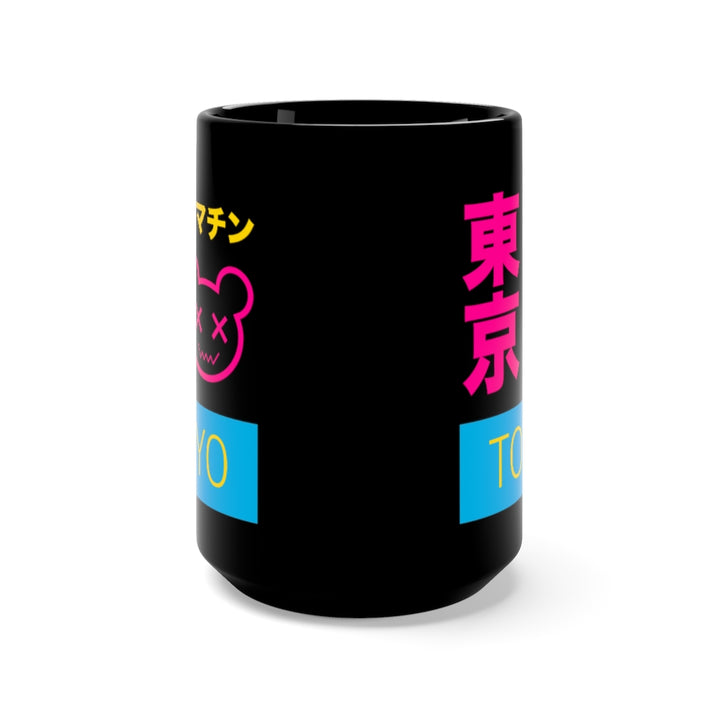 Tokyo Kumachin Pansexual Black Mug 15oz