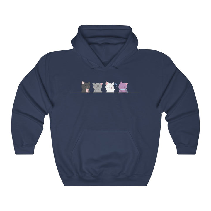 Kawaii Cats Asexual Gender Neutral Hoodie