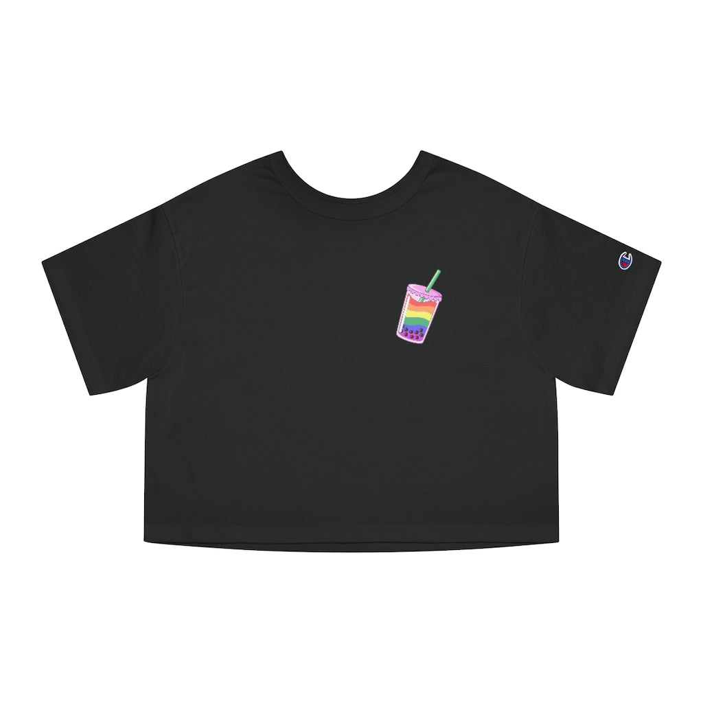 Champion - Boba tea LGBTQ+ Cropped T-Shirt